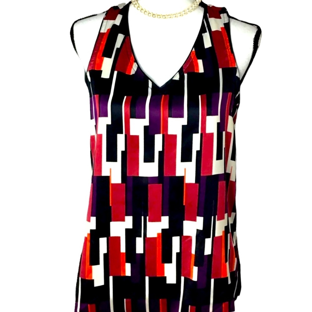 ALICE BLUE exclusively for STITCH FIX Satin Sleeveless Top Size SMALL - Picture 1 of 8